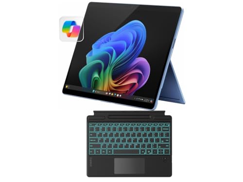 Image of Microsoft Certified Refurbished Surface Pro 11 (2024), 13 inch Touchscreen 2-in-1, Snapdragon X Plus, 16GB RAM, Inateck Bluetooth Backlit Keyboard, Warranty (Sapphire, 16GB RAM,512GB SSD)