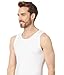 SPANX Men’s Sculpt Cotton Spandex Tank - Men’s Base Layer Tank - Flattering Daily Support - Breathable & Moisture-Wicking - Bright White - Small - 1-Pack