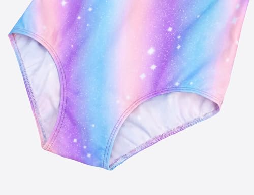 Image of Girls Swimsuits One-Piece Bathing Suits Multicolor Kids Sport Summer Beach Swimwear for 2-10 Years Old