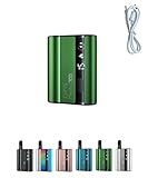 ヴェポライザー Airistech airis Mystica ACE 510 cartridge Battery 400mAh BOX MOD カートリッジバッテリー ボックス モッド エアリステック ミスティカ エース 510スレッド 510規格 CBD 電子タバコ 電子VAPE VAPE 【Type-Cケーブル付き】 (Prairie Green)