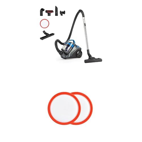 Amazon Basics Aspirateur Traîneau sans Sac 1,7L Compact Léger avec Suceur 3-en-1, Filtre HEPA + 2 Filtres Supplémentaires, 850W, pour Moquettes et Sols...