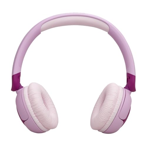 JBL Junior 320 BT, Draadloze On-Ear Bluetooth Hoofdtelefoon voor Kinderen met Ingebouwde Microfoon, 50 uur afspeeltijd, JBL Safe Sound, Laag Volume, Gemakkelijke Bediening en Stickerset, in Paars - Afbeelding 5