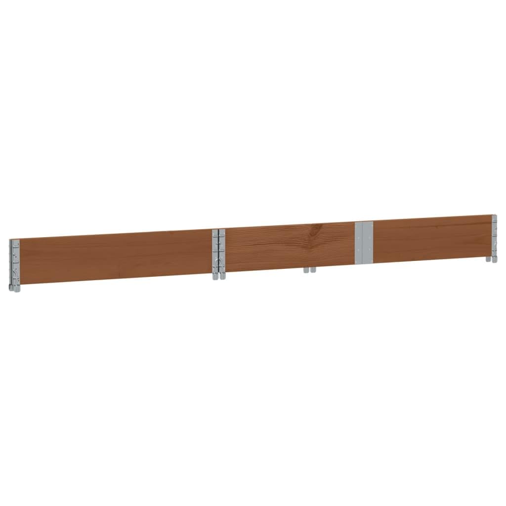 vidaXL Fioriera da Giardino Marrone 150x100 cm Legno Massello di Pino