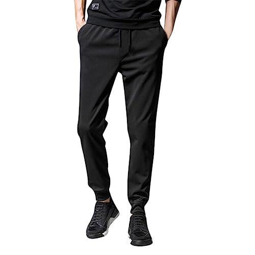 Generisch Sporthose Herren Oversized, Fitnesshose Mit Tunnelzug Und Bündchen Joggingshose Leichter Locker Freizeithose Klassischer Vielseitiger Sweathose Schlicht Bequeme Arbeitshose Für Alltag Generisch Sporthose Herren Oversized, Fitnesshose Mit Tunnelzug Und Bündchen Joggingshose Leichter Locker Freizeithose Klassischer Vielseitiger Sweathose Schlicht Bequeme Arbeitshose Für Alltag