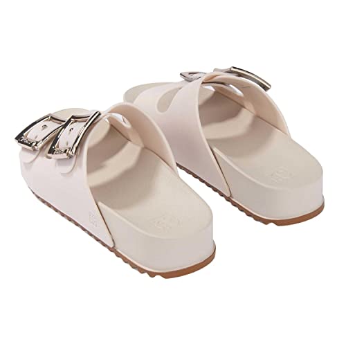 Tamanco Feminino Zaxy Birken Slide Grandene Tala Cor:Bege;Tamanho:36