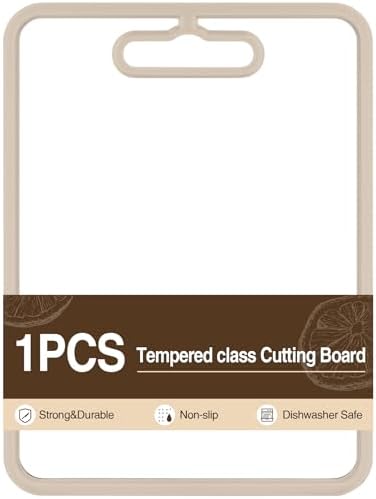 Tábua de corte de vidro temperado para cozinha – vidro de alta re...