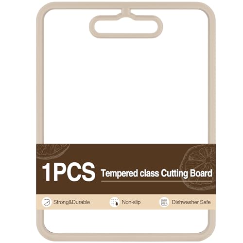 Comparison: Best Cutting Board Alternative To Plastic 7 Tempered Glass Cutting Board for Kitchen - High-Strength Glass with Non-Slip silicone Frame.Scratch/Heat/shatter Resistant, BPA-Free, ldeal Alternative to Plastic & Wood Cutting Boards