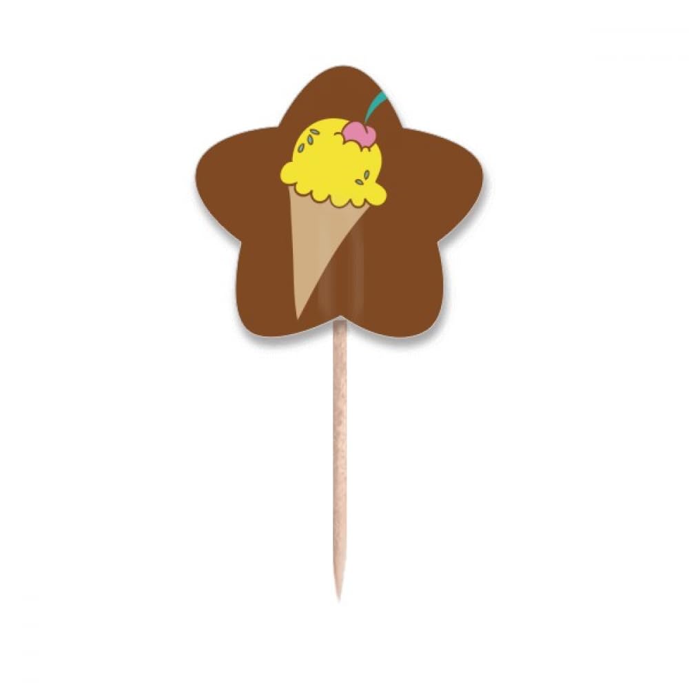 Cure-dents cerise jaune Sweet Ice pour partager des instants de bonheur gourmand