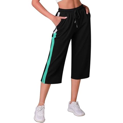 iClosam Women's Capri Sweatpants for Summer Cover