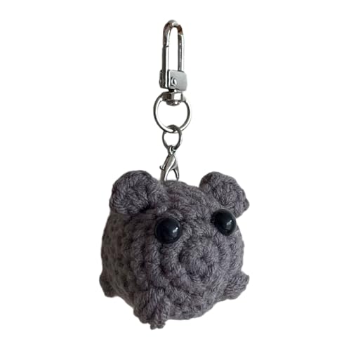 ちょ〜可愛い　グレーのハムスター　モコフワ　ぬいぐるみ　キーホルダー　新品未使用 ちょ〜可愛い グレーのハムスター モコフワ ぬいぐるみ