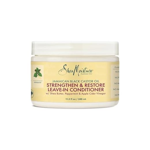 Shea moisture jamaican black castor oil leave-in conditioner 11,5 fl oz / 340ml