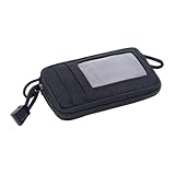 HEMOTON Bolsa de Cintura Deportiva para Hombre Monedero Compacto con Ranuras para Tarjetas y Cambio Ligera y Práctica para Viajes al Aire y Senderismo