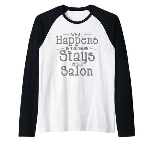 Citation de salon de coiffure Vegas Gossip Gossip Cadeaux de Manche Raglan