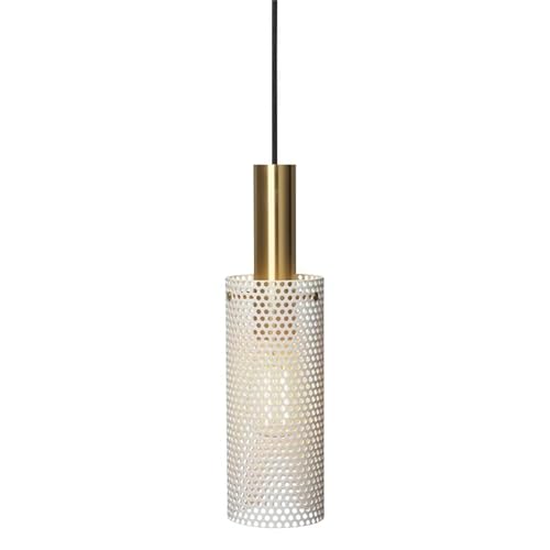 Plafonnier vintage réglable en hauteur avec finition verre doré