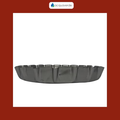 acquaverde | Tegame per l'originale Focaccia Barese, Pizza e Calzone in Acciaio, Rotondo Ø 40 cm - Teglia per la Cucina Tradizione Pugliese, utilizzo Casalingo e Professionale, MADE IN ITALY - immagine 5