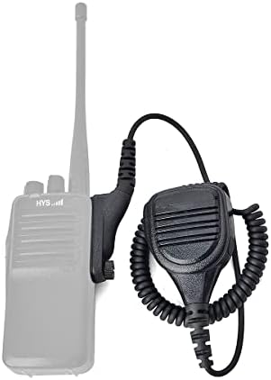 HYS Walkie Talkie Speaker Microphone Multi Pin Shoulder Microphone Compatible with Motorola DP3400, DP3600, DP3401, DP3601, DP4400, DP4401 DP4600, DP4601, DP4800, DP4801