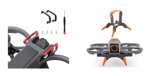 WOENJO Gimbal Bumper for DJI Avata 2, Avata 2 Landing Gear Leg Foldable Extended Kit