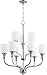 Quorum 6811-9-65 Nine Light Chandelier