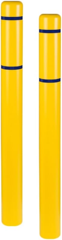 High Visibility BollardGard 4" x 52" 2-Pack Bollard Cover for Standard Bollards