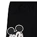 Disney Ladies Mickey Mouse Biker Shorts - Mickey & Minnie Mouse Spandex Shorts - Classic Mickey and Minnie Mouse Biker Shorts (Black, Large)