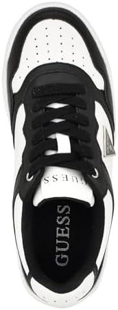 GUESS Women's MIRAM Sneaker, Black/White 003, 7 | Image 1