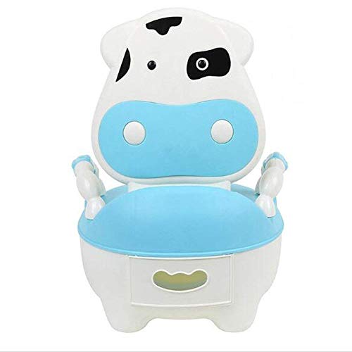 Bearhouse Orinal Bebe para Infantil Niños Niñas WC con Tapa Azul