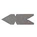 Stainless Steel Fishtail Center Gauge Screw Thread Lathe Cutting Tool for Quick Comparison(#2)