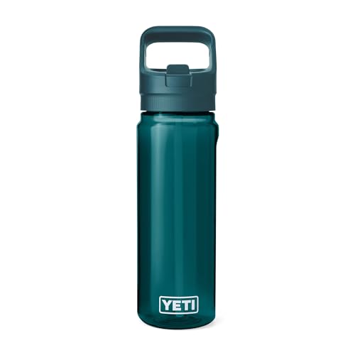 Image of YETI Yonder 750 ml /25 oz Water Bottle with Yonder Straw Cap, Agave Teal