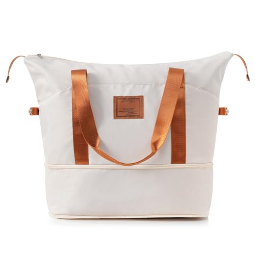 Luggage Sets 4 Piece, ABS Durable Expandable Suitcase Set with Travel Bag & 360° Spinner Wheels4