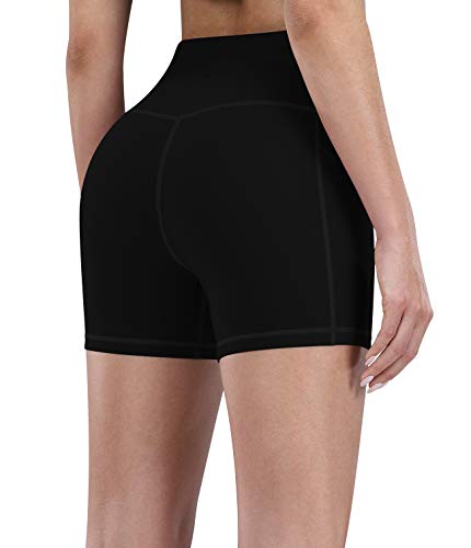 Image of Fengbay 2 Pack 8 inch /5 inch Biker Shorts for Women with Pockets, High Waist Workout Shorts for Women Compression Yoga Shorts