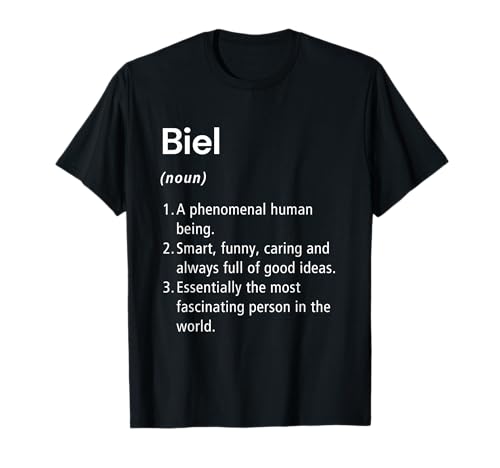 Biel Definición de nombre Diccionario divertido Camiseta