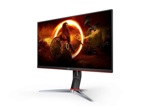 Image of AOC 27' IPS 170Hz, 1ms, QHD 2560 x 1440, 350 cd /m2, HDR 400, HDMI 2.2 x 2, DP 2.2 x 1 Gaming Monitor
