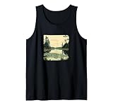 Serene Lake With Lily Pads Landscape Vintage Merch