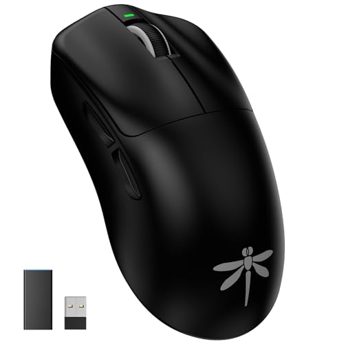 Image of VGN Dragonfly F1 Pro Max Wireless Gaming Mouse, 130h Playtime Long Endurance, 55g Lightweight, PAW3395 26K DPI Flagship Sensor, 4000Hz Polling Rate Supported, Low Latency Esports Peripherals, Black