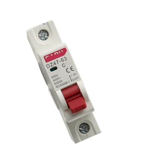 Disyuntor magnético DZ47 6KA que evita sobrecargas en redes eléctricas de 400V tipo C
