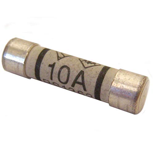 5 X 10 Amp Domestic 240V Household Mains Plug Fuse Electrical Cartridge Fuses