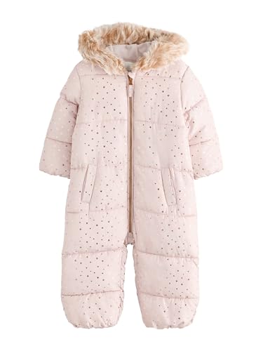 NEXT Fille Combinaison de ski imperméable imprimée Rose clair 4 Ans-5 Ans