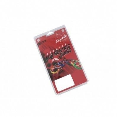 4-Pack Polycarbonate Hub Centric Rings 106mm OD To 87mm ID | A1SPEC Press-In