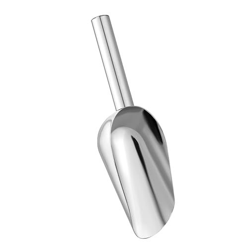 Image of Stainless Steel Ice Scoop with Magnetic Acrylic Holder