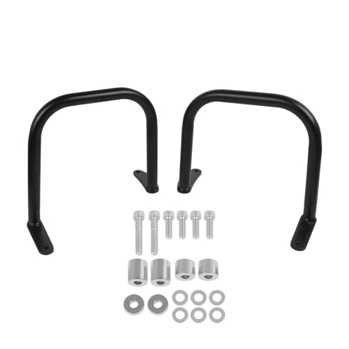 Motorrad Motorschutzbügel Sturzbügel Für KAWASAKI Für Vulcan VN900 Klassische LT 2006-2023 VN900B Crash Bars Satteltasche Schienen Motor Schutz Stoßstange Stunt Käfig Protector(Black)