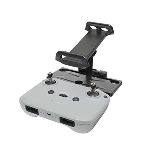 DJFEI Tablet/Handy Ständer Halter Extender für DJI Mavic Air 2 Fernbedienung, Aluminium Alloy Tablet Ständer Halter Handy Mount Halterung für DJI Mavic Air 2 / Pro/Mavic Air Spark Drone