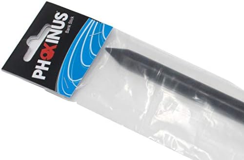 2 Phoxinus Bank Sticks for Fishing. Black, Lightweight, Adjustable 30cm to 50cm. Fit rod rest, butt rests, back rests, buzz/buzzer bars. Carp, coarse, match fishing accessories/gear