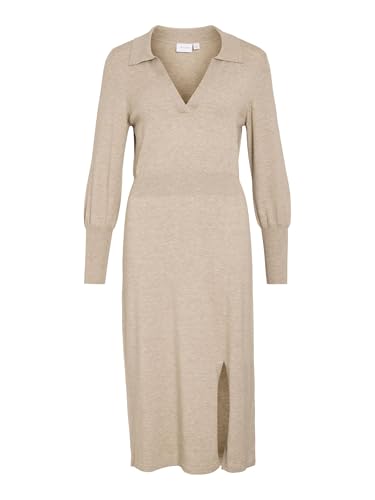 Vila VICOMFY L/S Collar Rib Knit Dress - NOOS