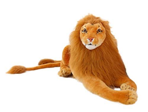 Image of Tickles Jungle Babbar Sher Gir Gujrati Lion Stuffed Soft Plush Toy 20 Cm - Brown