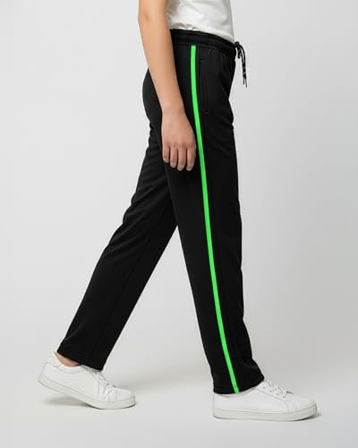 Image of Real Essentials 3 Pack: Boys' Mesh Open Bottom Active Sweatpants with Pockets & Drawstring