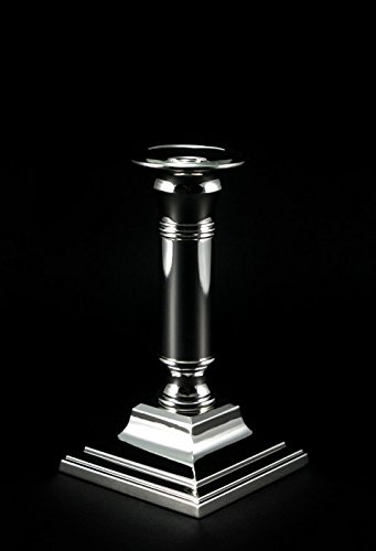 EDZARD Kerzenleuchter Lincoln,edel versilbert, anlaufgeschützt (15 cm) (Gravur bis 15 Zeichen)