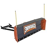 SNOWSQUATCH Deluxe ATV Snow Plow System 48-60 Inch Adjustable Steel Blade Universal Mount Kit