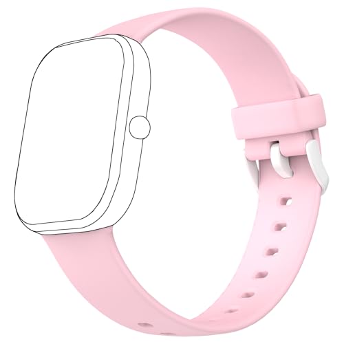 1 Pack Kids Watch Band Replacement, Breathable Soft Silicone Sport Wrist Strap