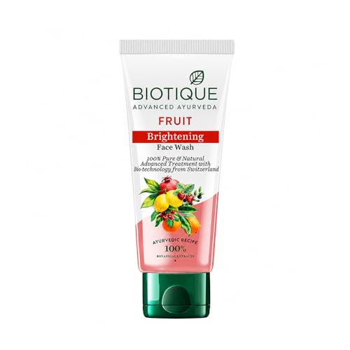 Image of Biotique Fruit Brightening Face Wash| Ayurvedic and Organically Pure| Advanced Swiss Technology |100% Botanical Extracts| Suitable for All Skin Types | 150mL