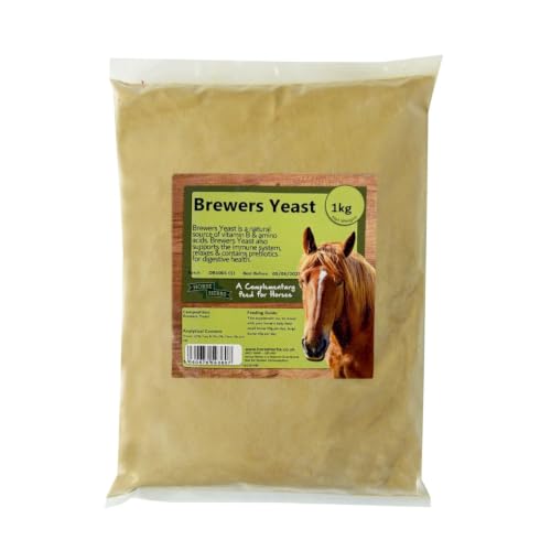 Horse Herbs Brewers Yeast 1kg Bag | 100% Natural Feed Supplement for Horses & Ponies Equine Care Pony Health